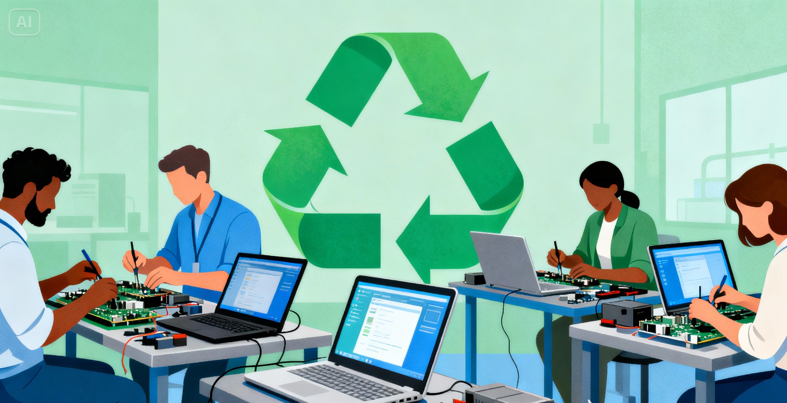 Reconditionnement informatique solidaire - Seconde vie pour les ordinateurs